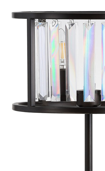 Bevin 21.5" Metal/Crystal LED Table Lamp - JONATHAN Y